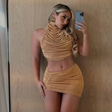 Woman Dresses Women's Spring Top Drawstring Suit