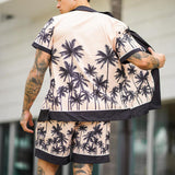 Men Co-Ords Summer Beach Suit Men's Casual Shirt Shorts