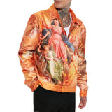 Men Jack Printed Coat Men's Spring and Autumn Wear Jacket Top