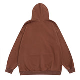 Men Hoodie Simple Embroidered Letter Hooded Sweater