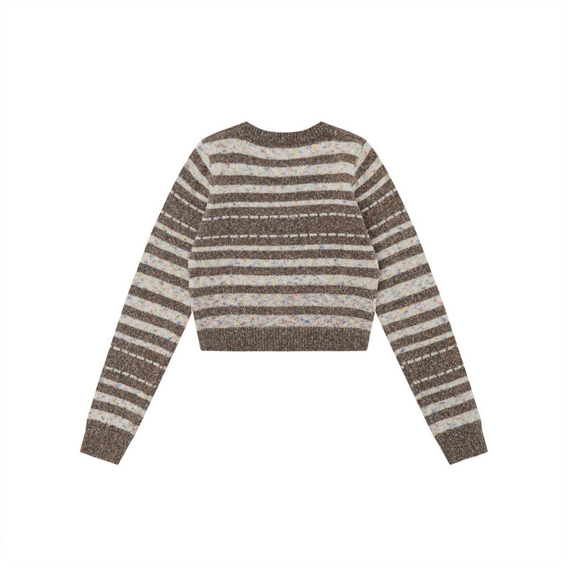 Women Sweater Spring and Autumn American Casual round Neck Long Sleeve