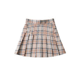 Women Skirt High Waist Preppy Style Skirt