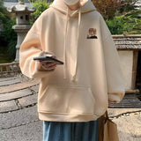 Men Hoodie Hooded Sweater Men's Autumn Printed Loose Casual