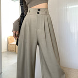 Palazzo Pants Women's Wide-Leg Pants Spring and Autumn Pants Straight Casual