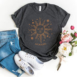 Sun and Moon Celestial Tshirt 90s Graphic Crewneck Vintage