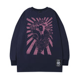 Men Long Sleeve Shirt Letter Printed Long Sleeve T-shirt Men's Loose Casual