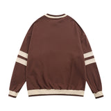 Men Hoodie Sweater Men's Spring and Autumn Loose Sports Stitching Casual Long Sleeve