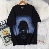 Travis Scott T-Shirt TRAVIS SCOTT CACTUS JACK Loose Crew Neck Short Sleeve