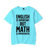 New Mens Brand T-shirt ENGLISH IS IMPORTANT BUT MAT