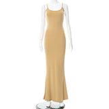 Women Dresses Slim-Fit Hip Strap Long Fishtail Skirt