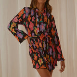 Jungle Print Maxi Dress Women's Skirt Printed Short Skirt