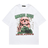 Men T Shirt West Coast Hip Hop Retro Printed Casual Short Sleeve T-shirt Men and Women