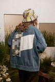 Unisex Jacket Autumn Patch Denim Coat Women's Clothing