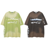 Men T Shirt Hiphip Street Style Short Sleeve T-shirt Men and Women Couple