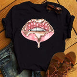 Print Women T Shirt Casual Short Sleeve