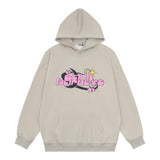 Men Hoodie Hooded Sweater Letter Print Casual Long Sleeve Loose Sports Hoodie