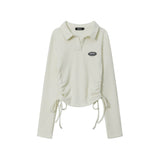 Women Long Sleeve T-Shirt Long Sleeve T-shirt Girls' Autumn Design Sense Casual Short T-shirt