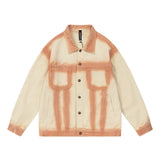 Men Denim Jacket Men's Loose-Fitting Denim Clothes Jacket Spring and Autumn