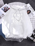 Women's Hoodie Cool Interesting Letters Printed Tops