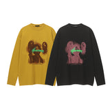 Unisex long-sleeved shirt autum dark graffiti