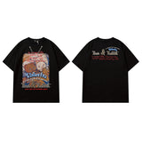 Men T Shirt Printed Short-Sleeved T-shirt Dark Country Fashion Brand Couple Casual
