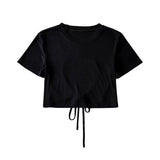 Women T-Shirt Short-Sleeved T-shirt Short Summer Top