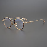 CHH Chrome Hearts Glasses Handmade Titanium Round Frame