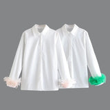 Women T-Shirt Spring Shirt Polo Collar Top