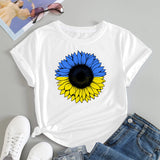 Ukraine Girl Clothes Jersey Ukrainian Flag Tshirt Women
