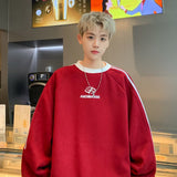 Men Hoodie round Neck Sweater Men Autumn Fashion Brand Trendy Loose