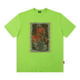 Men T Shirt Printed Short Sleeve T-shirt Men's and Women's Printed Loose