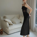 Women Desses Slim Fit Slit Pure Desire Style Dress Female