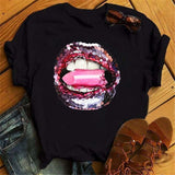 Print Women T Shirt Casual Short Sleeve