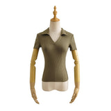 Women T-shirt Spring Top Slimming Short-Sleeved T-shirt