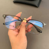 CHH Chrome Hearts Glasses Pure Titanium Ultra Light Vintage Large Frame Eyebrow Frame Glasses Frame