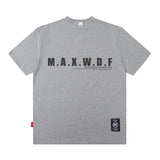 Men's T Shirt Letter Print Short-Sleeved T-shirt Men's and Women's Vibe Style Loose Top