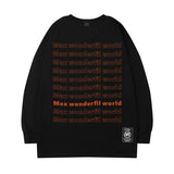 Men Long Sleeve Shirt Fashion Brand Autumn and Winter Long Sleeve T-shirt Men and Women Ins Hip Hop Style Loose