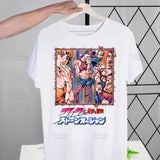 JoJo Bizarre Adventure T Shirts print O-Neck Short Sleeve