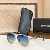 Chrome Hearts Sunglasses Cool Tide Titanium Box Luxury Sunglasses