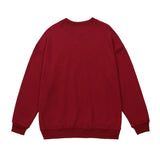Men Hoodie Printed Crew Neck Sweatshirt Men's Ins Loose Casual Long Sleeves Top