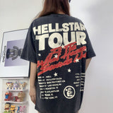 HS T Shirt Casual Loose Creative Printing