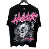 HS T Shirt Technology Touching Image Printing Casual Loose