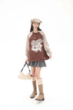 Unisex Jacket Fall Letter Print Sweatshirt Women's Clothing