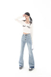Unisex Pants Autumn Workwear Skinny Jeans