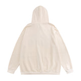 Men Hoodie Patch Letter Hooded Jacket Boys
