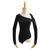 Women T-Shirt Long-Sleeved Top for Women Spring All-Matching Slim Fit