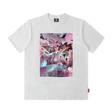Men T Shirt Short-Sleeved T-shirt Men's Fashion Brand Ins Hong Kong Style Loose Men's Clothing
