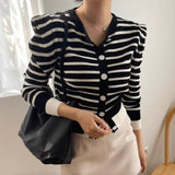 Women Long Sleeve Shirt Knitted Cardigan Women's Slim Fit round Neck Long Sleeves Top