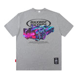 Men T Shirt Fashion Brand Printing Short-Sleeved T-shirt Men's Loose Casual