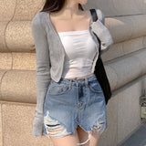Women Long Sleeve Shirt Cardigan Long Sleeve Coat Autumn Top Women's Casual